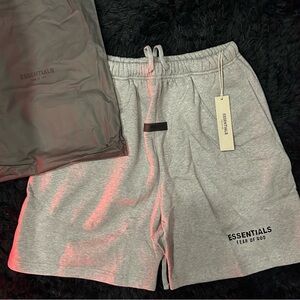 Gray Essentials Men Shorts